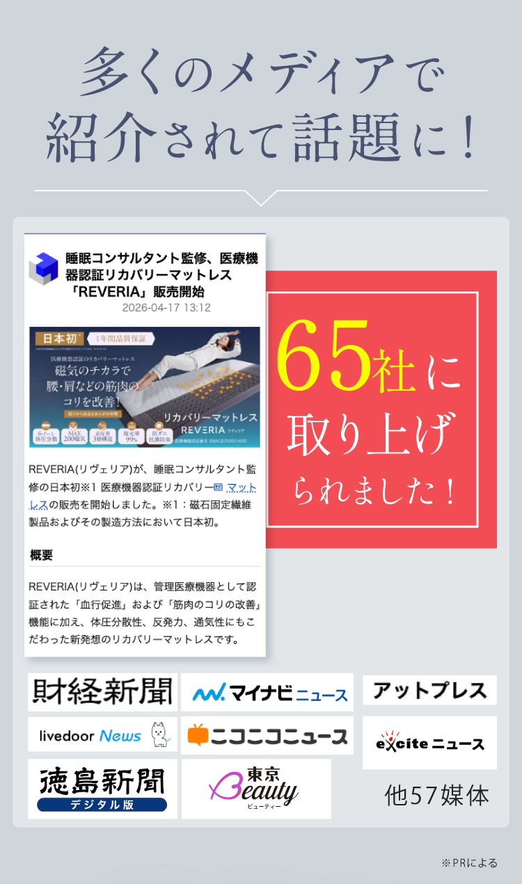 多くのメディアで紹介されて話題に！61社に取り上げられました！
